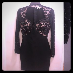 Black body con lace dress